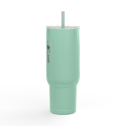 40oz Engraved Graduation Tumbler with Lid — "I DID IT! Class of 2026"