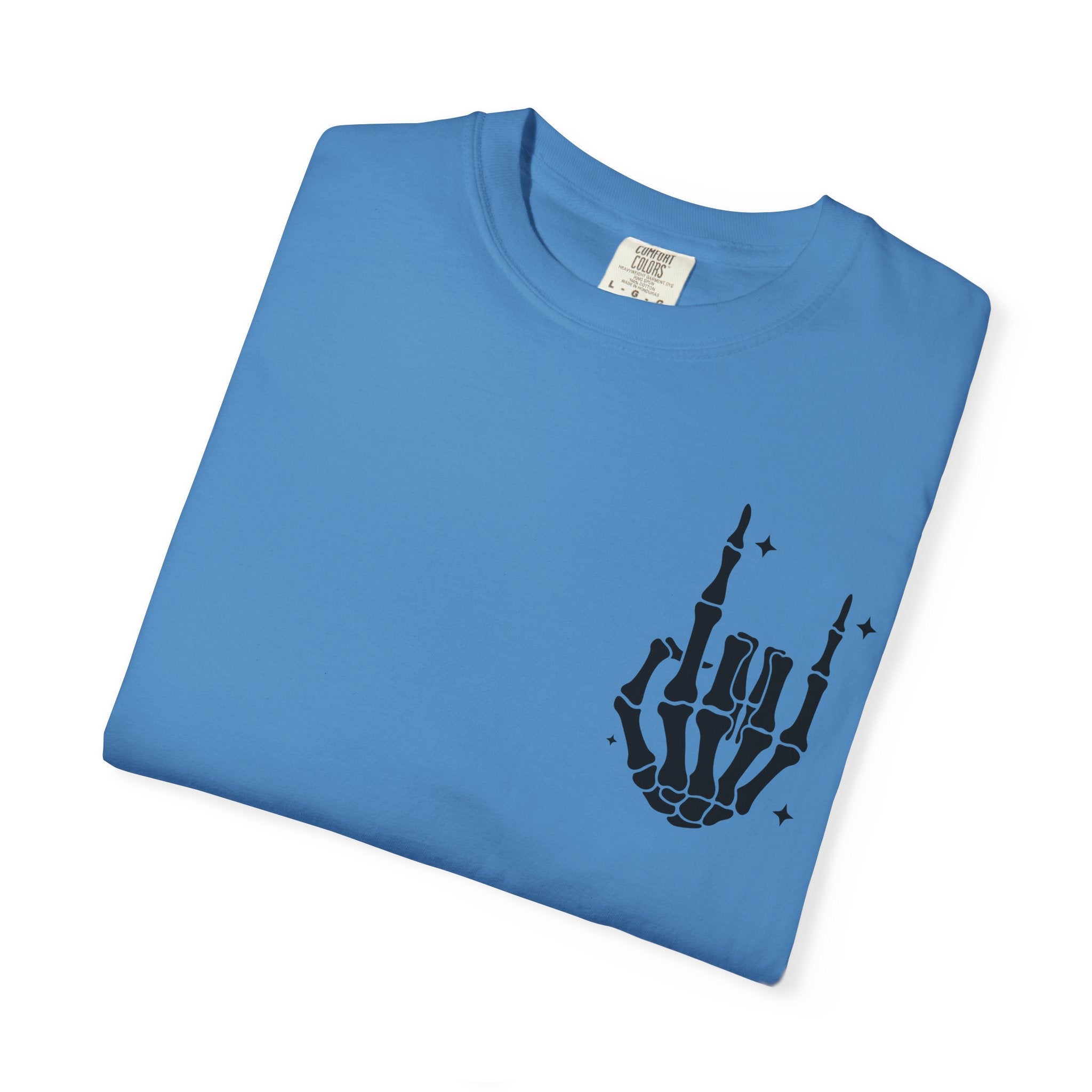 Fourth of July Skull T-Shirt — "Chill the Fourth Out" Patriotic Skeleton Tee