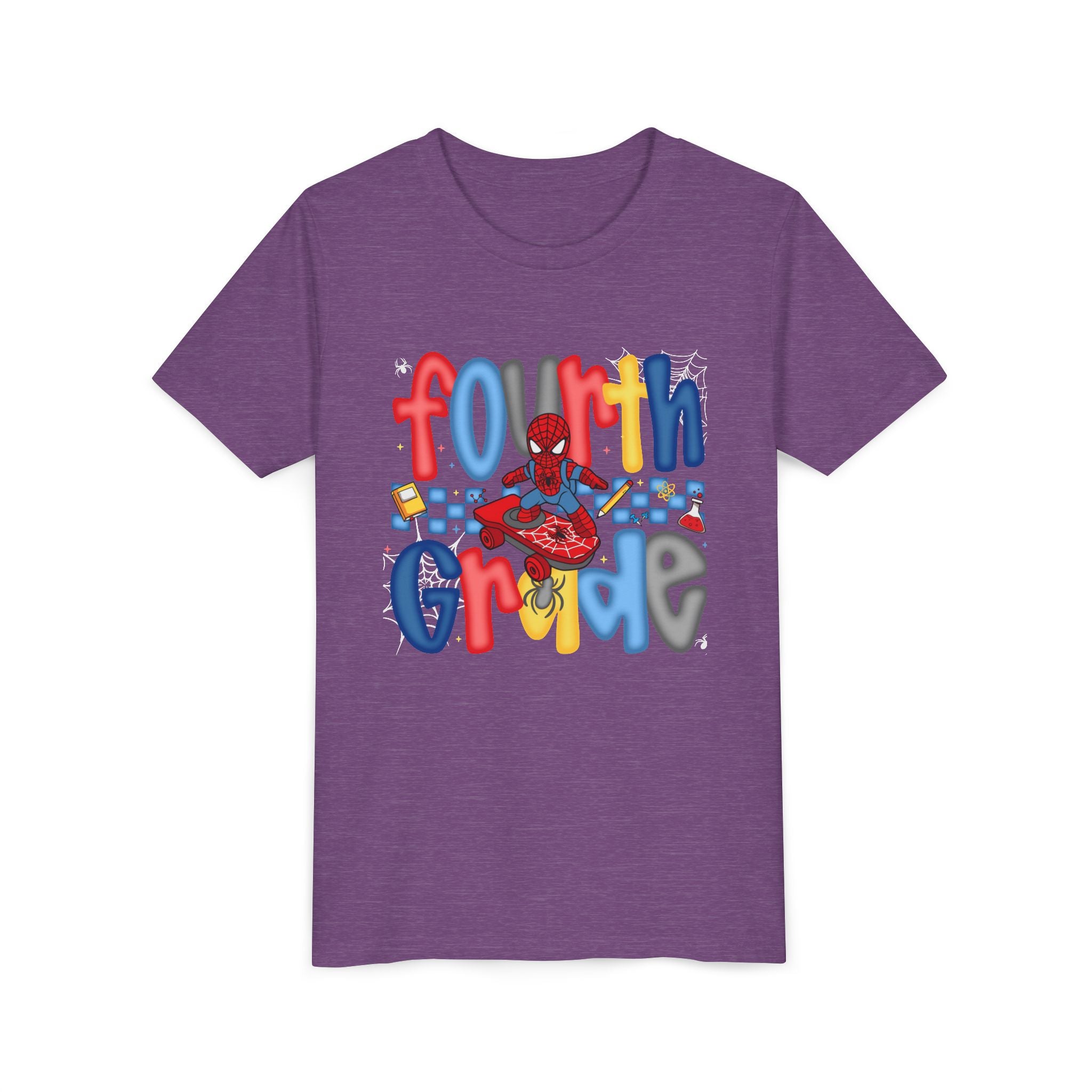 Fourth Grade Spider Hero Youth Tee
