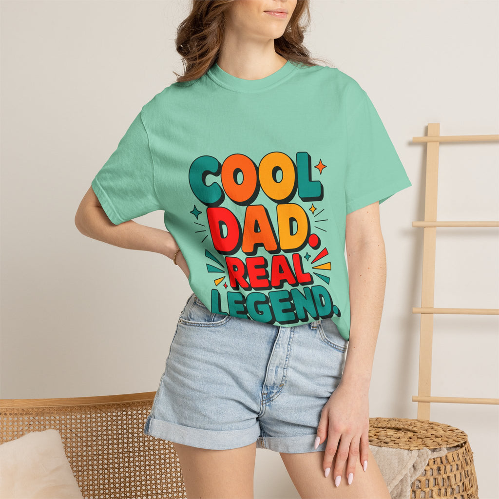 Cool Dad Real Legend T-Shirt — Father's Day Funny Retro Graphic Tee