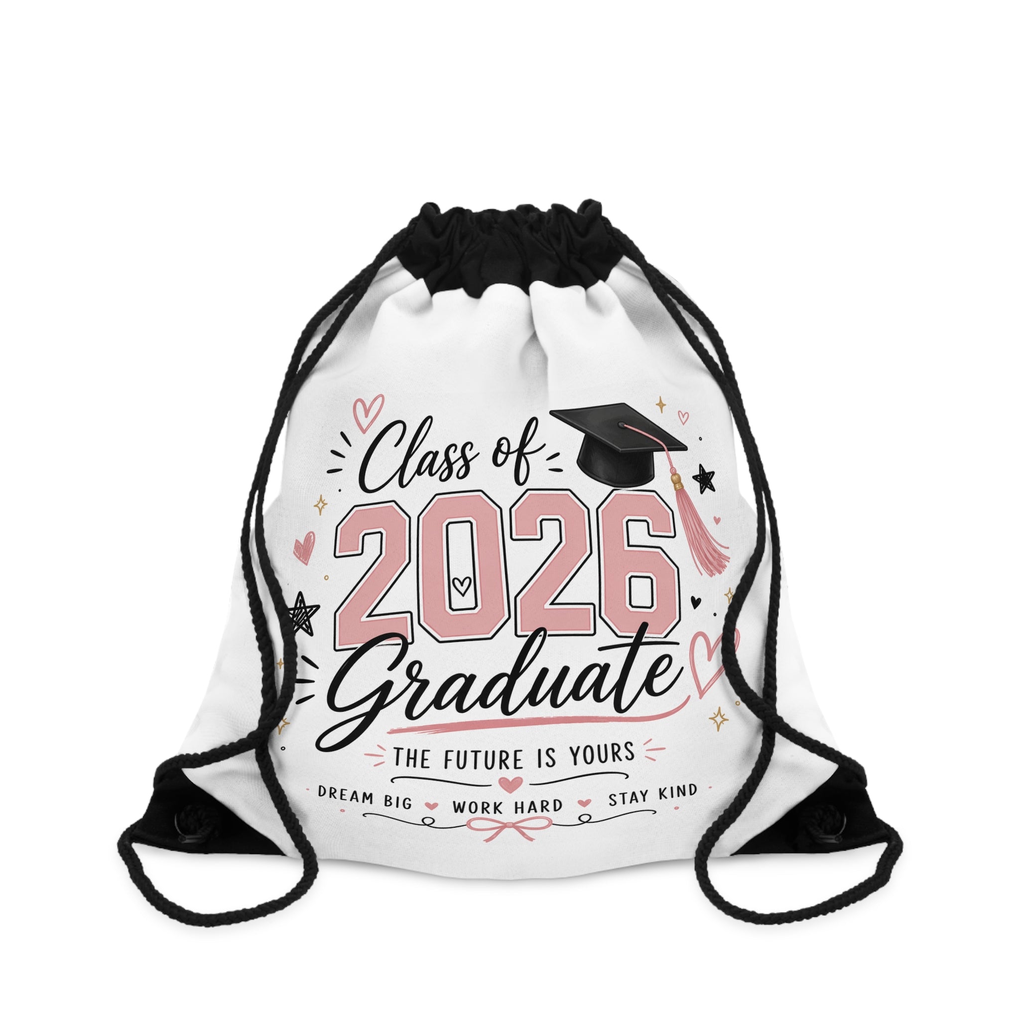 Class of 2026 Graduate Drawstring Bag — "The Future Is Yours" Graduation Gift