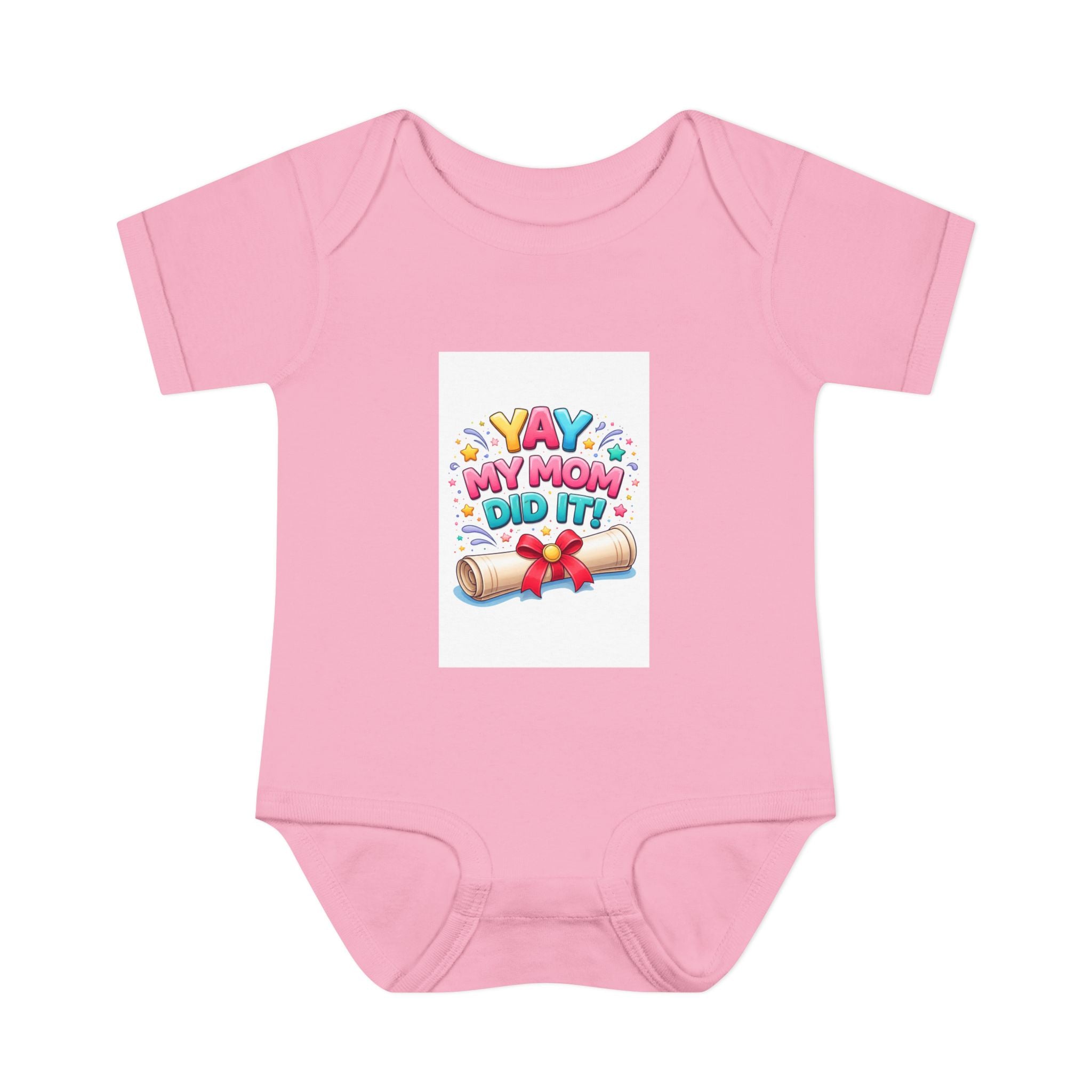 Graduation announcement baby onesie