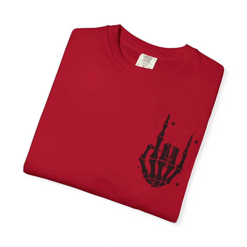 Fourth of July Skull T-Shirt — "Chill the Fourth Out" Patriotic Skeleton Tee