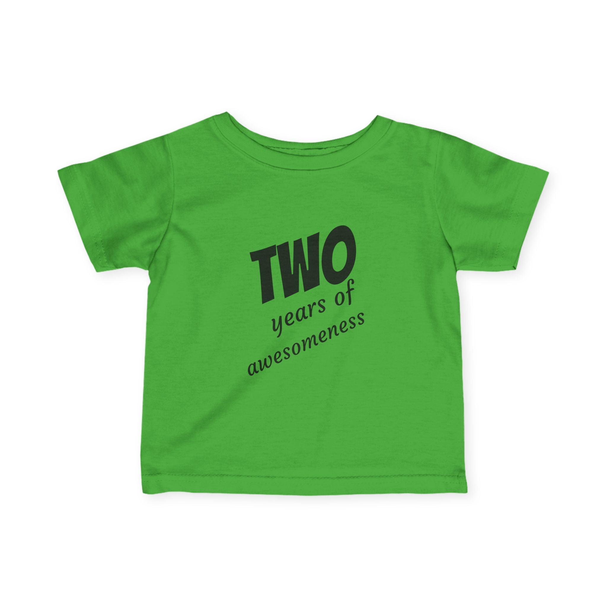 Toddler Tee "Two Years of Awesomeness" Birthday Shirt