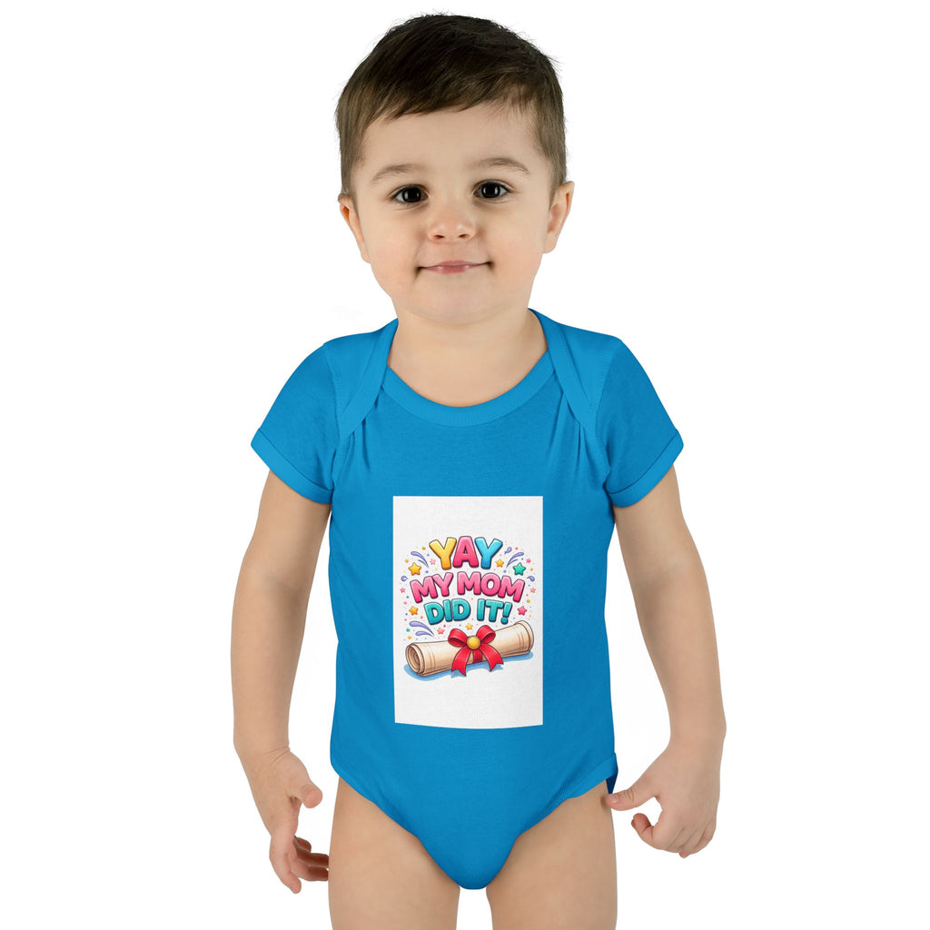 Graduation announcement baby onesie