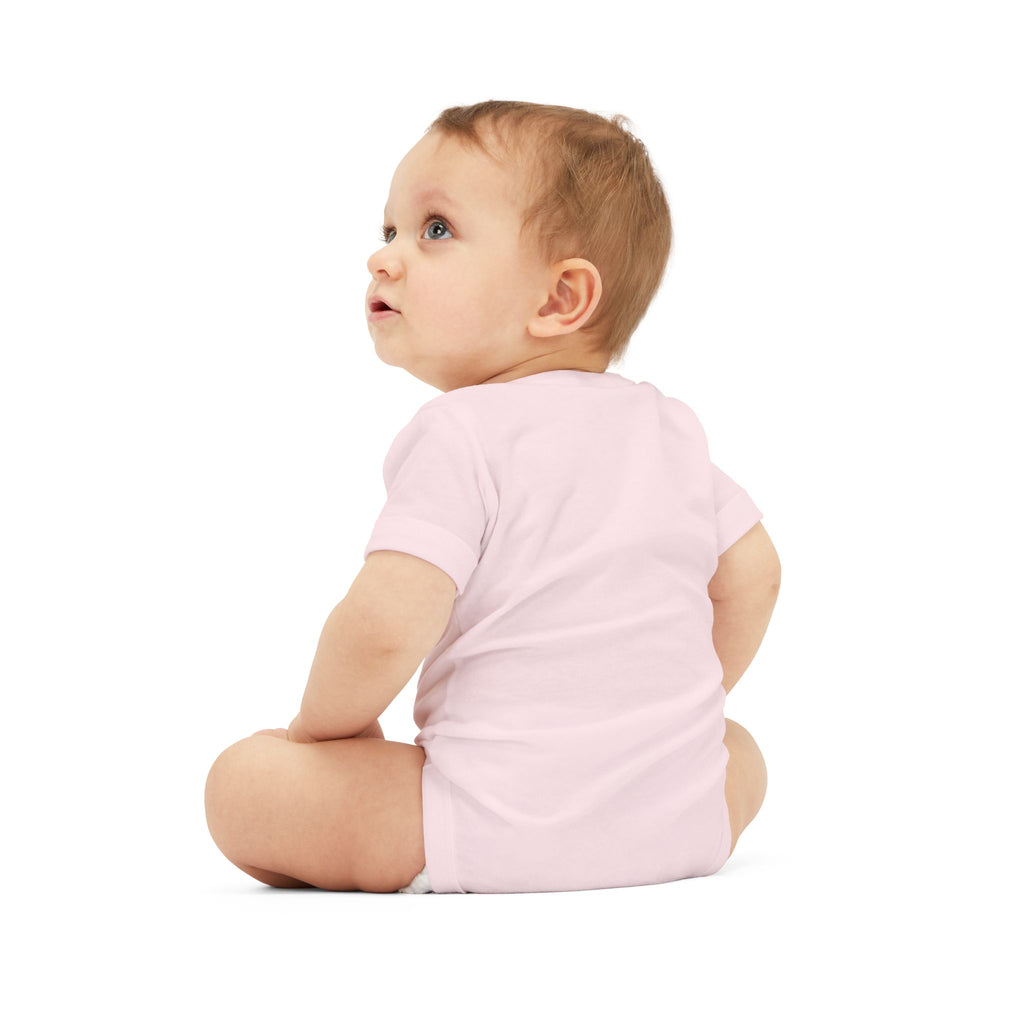 Infant Onesie - "LOVE" Patriotic Heart Baby Bodysuit