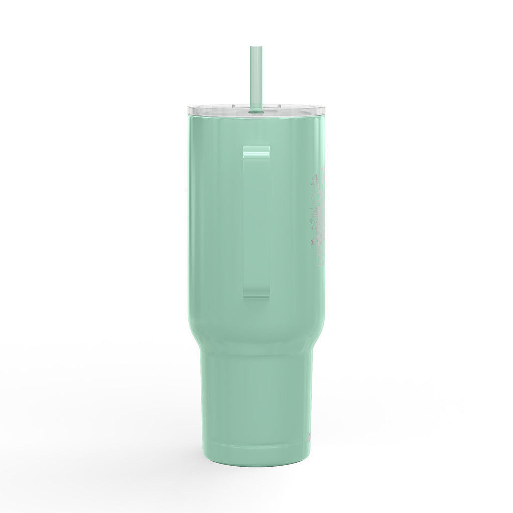 40oz Engraved Graduation Tumbler with Lid — "I DID IT! Class of 2026"