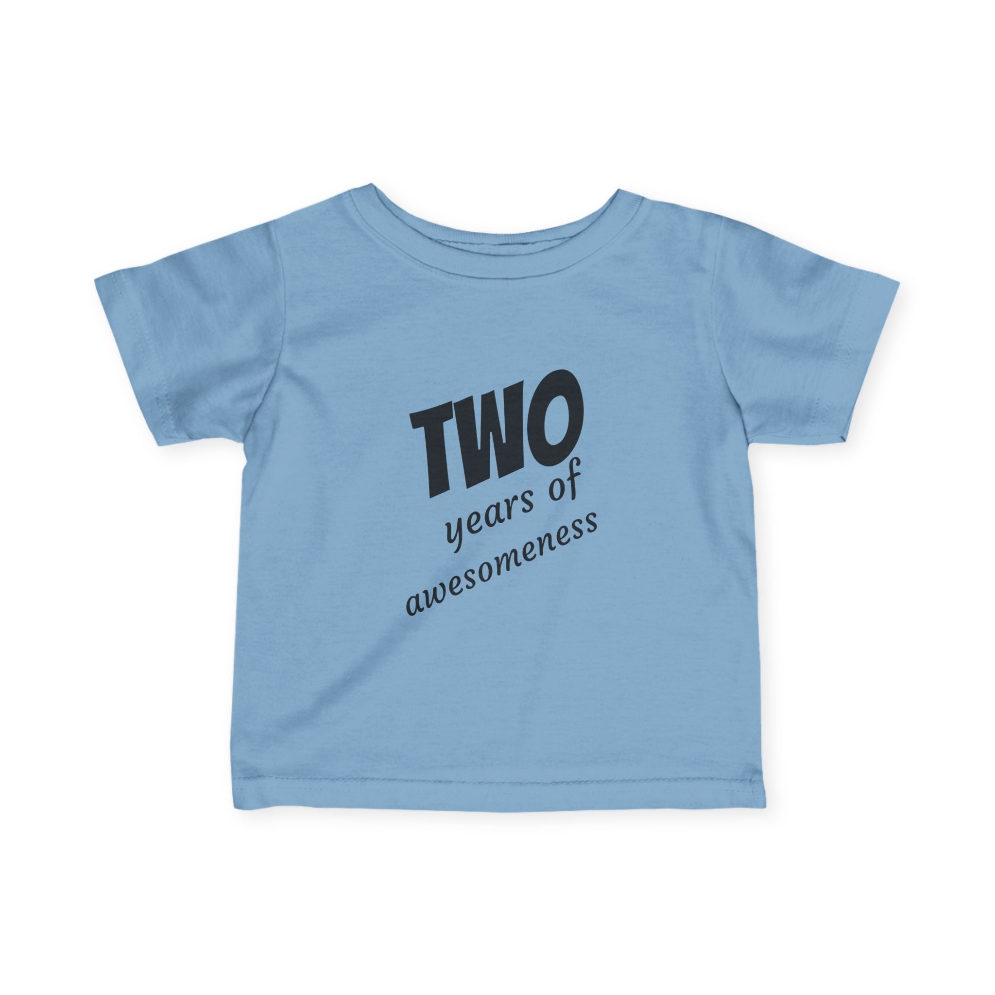 Toddler Tee "Two Years of Awesomeness" Birthday Shirt