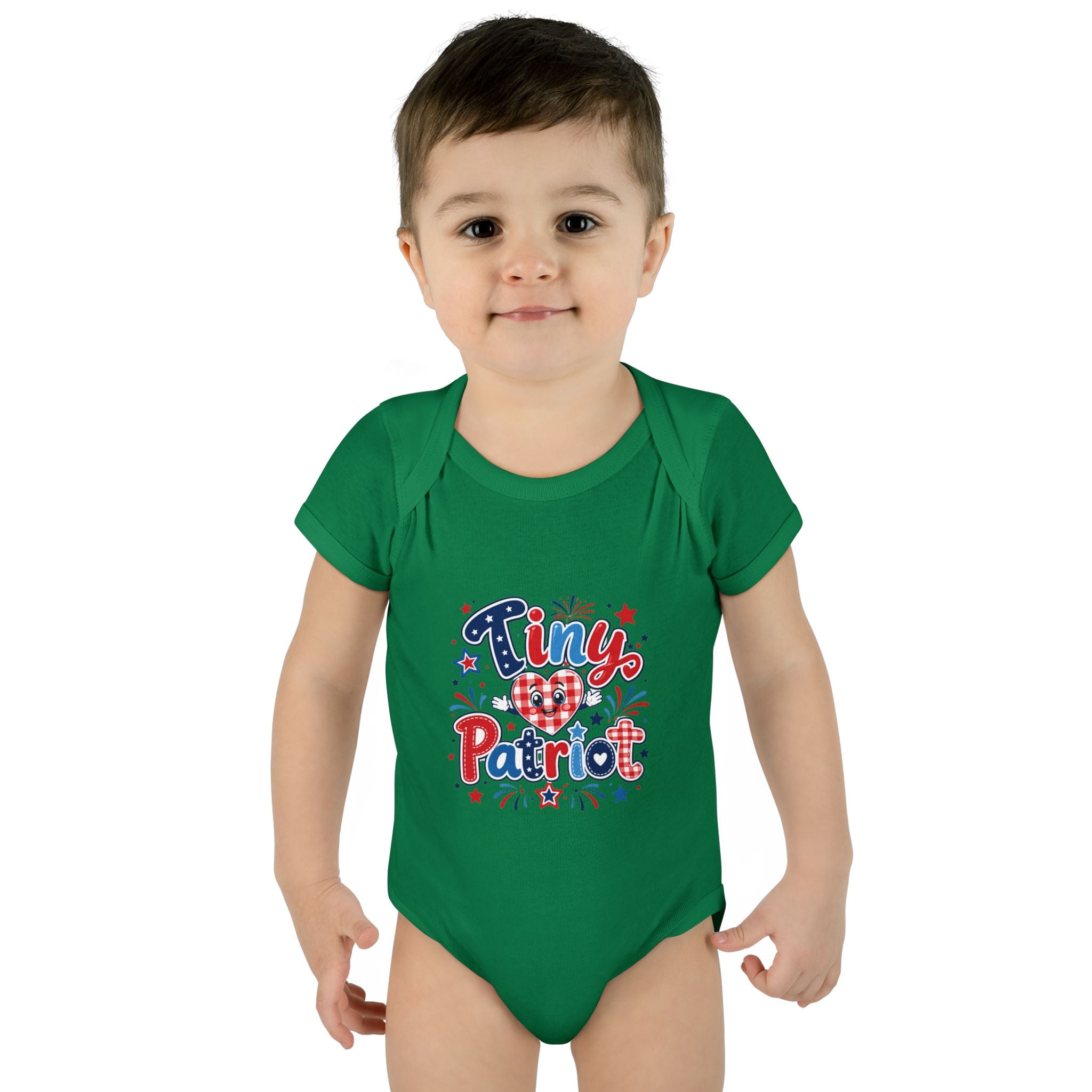 Tiny Patriot Baby Bodysuit – 4th of July Infant Onesie