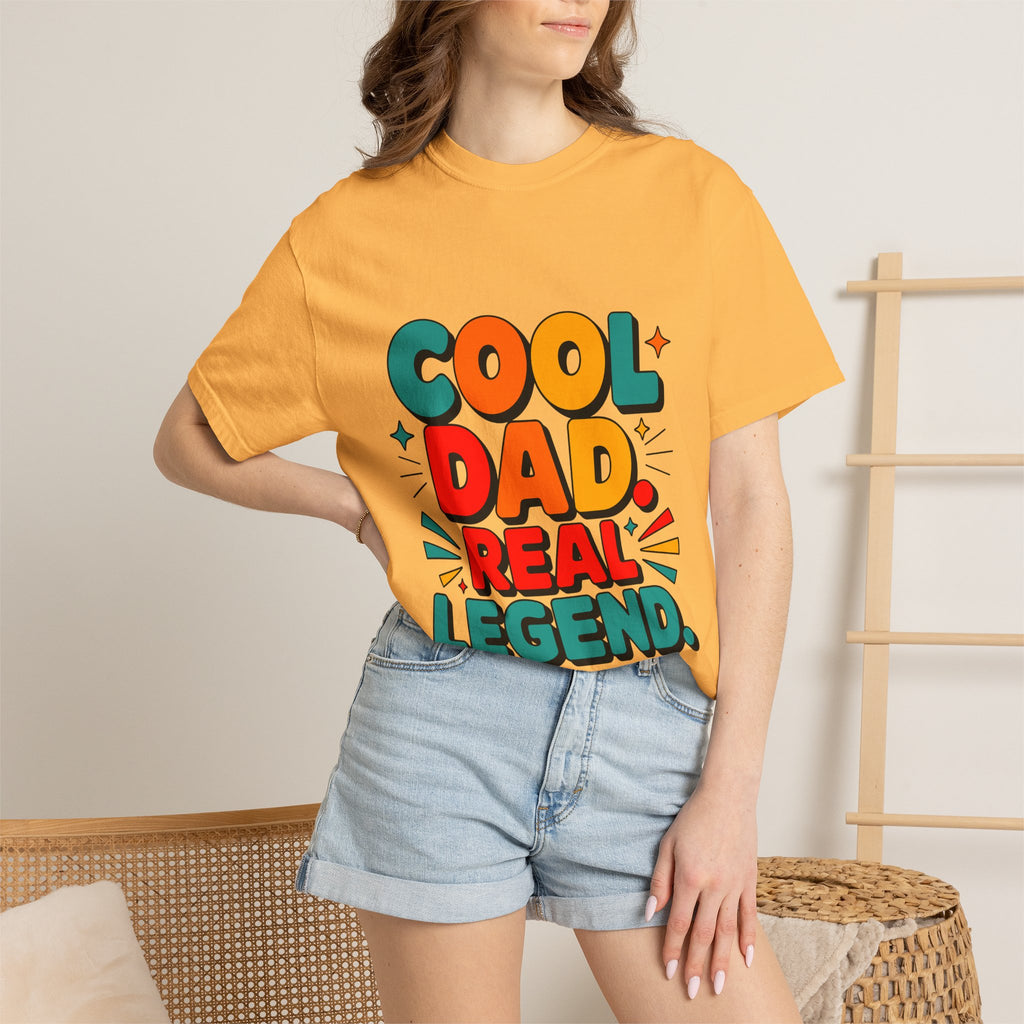 Cool Dad Real Legend T-Shirt — Father's Day Funny Retro Graphic Tee