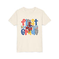 First Grade Superhero Youth Tee — 'First Grade' Colorful Kid Shirt