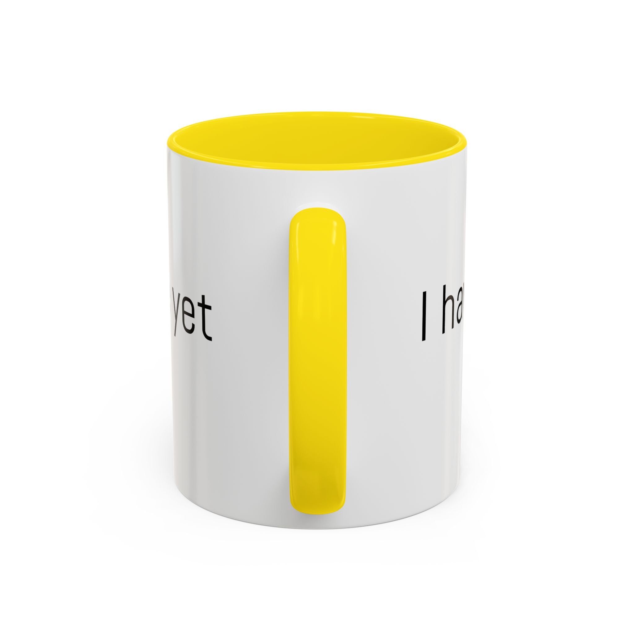 Coffee Mug — "I Haven't Had My Coffee Yet" Funny Emoji Middle Finger Accent Mug (11/15 oz)