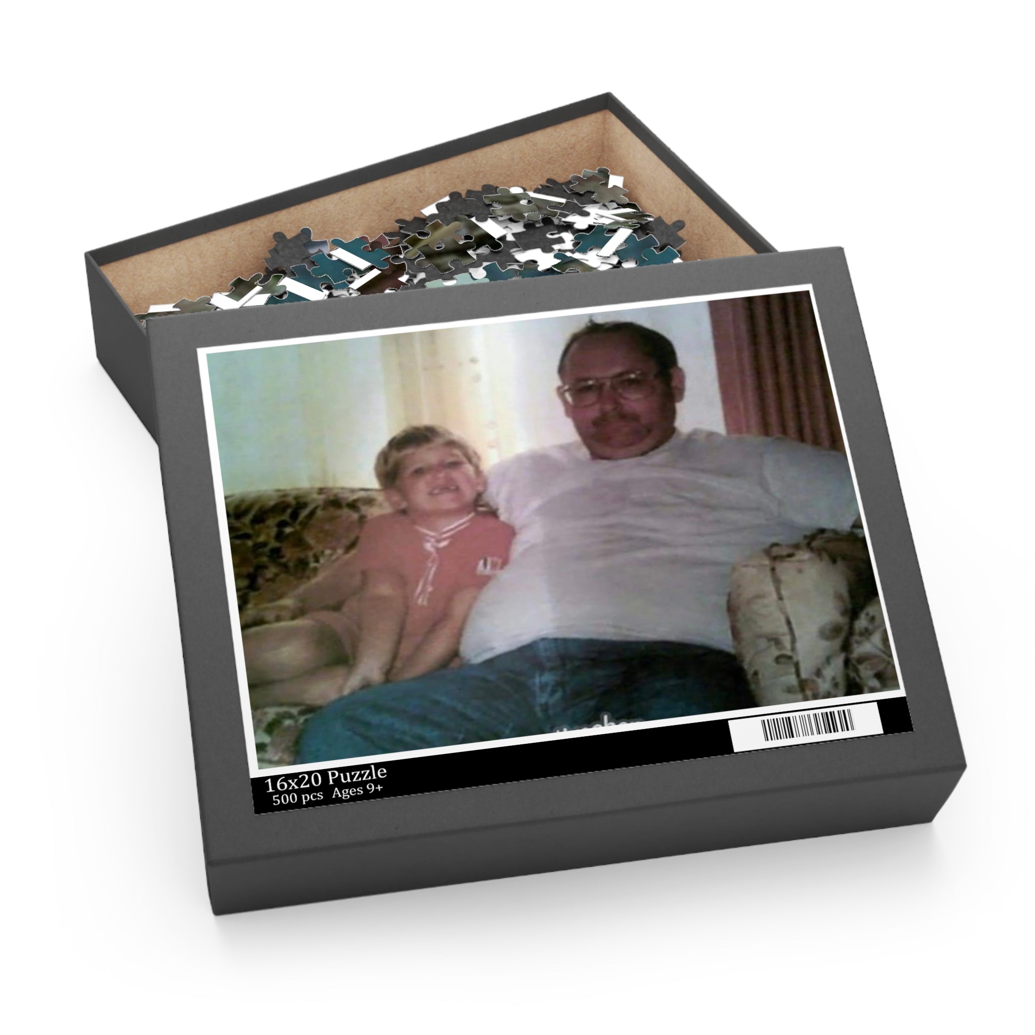 Personalized Photo Puzzle - Custom Family Memory Jigsaw (120/252/500 pcs)