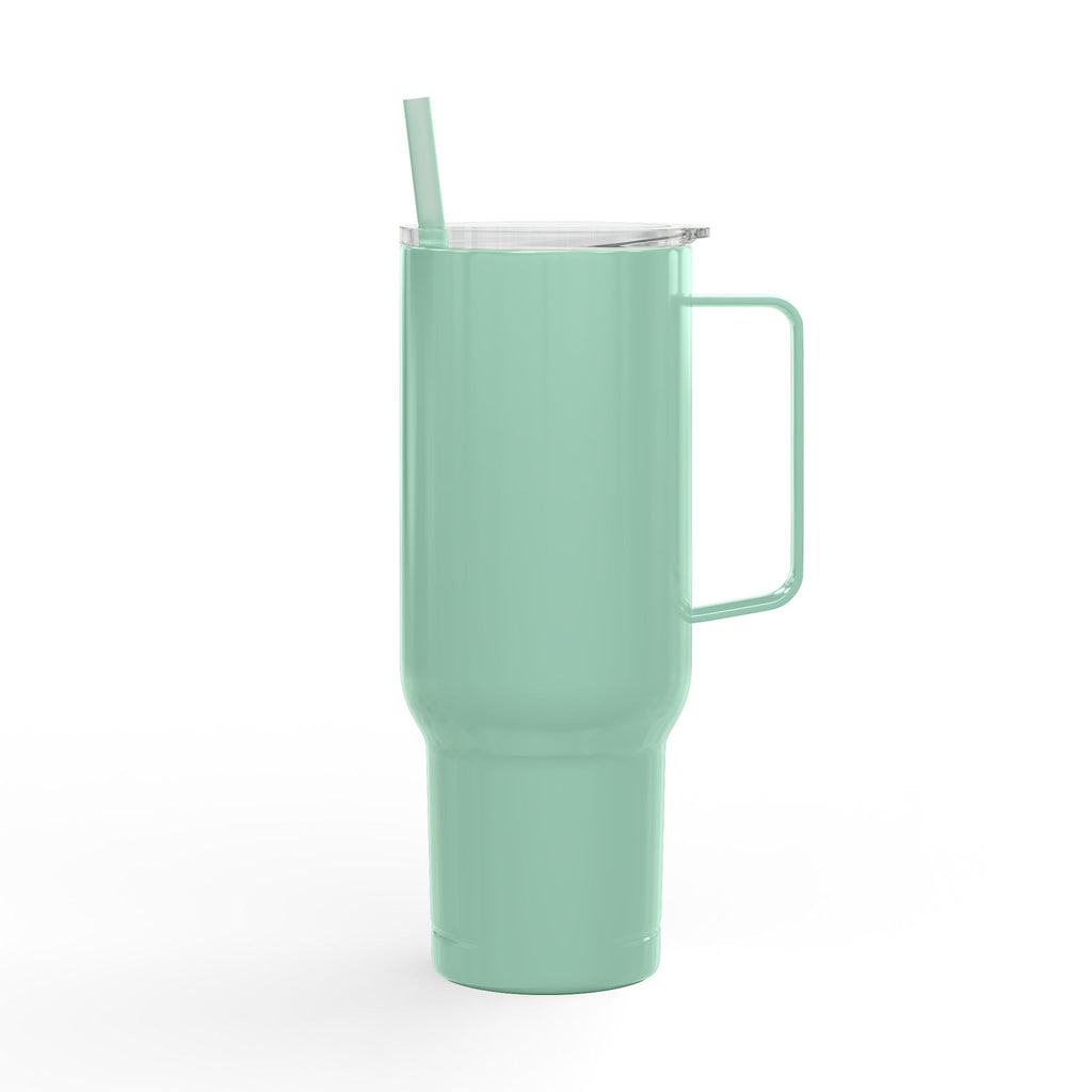 40oz Engraved Graduation Tumbler with Lid — "I DID IT! Class of 2026"