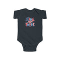 Tiny Patriot Bodysuit | 4th of July Baby Outfit, Red White Blue Stars