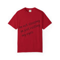 T-Shirt — "I'm Not Sleeping, I'm Just Resting My Eyes" Graphic Tee with Realistic Eyes Back Print