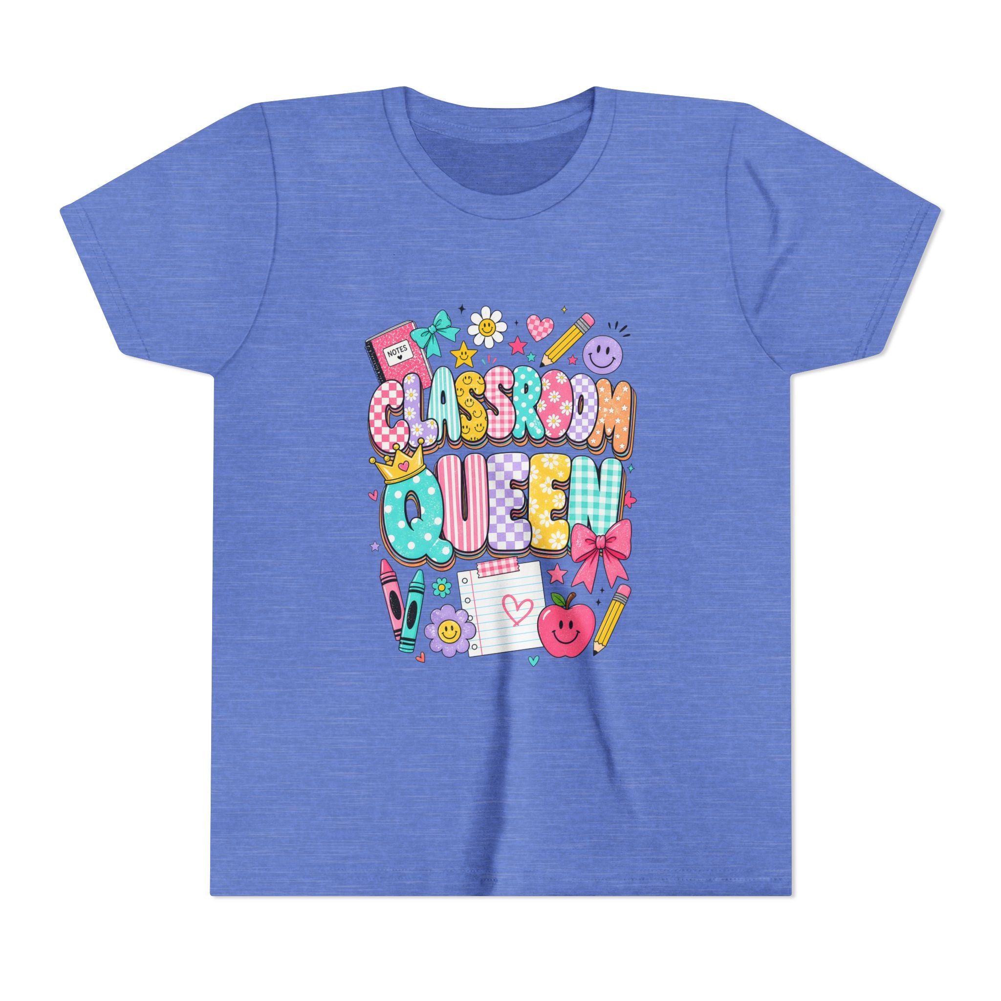Classroom Queen Youth Tee — Cute School Teacher Kid Shirt