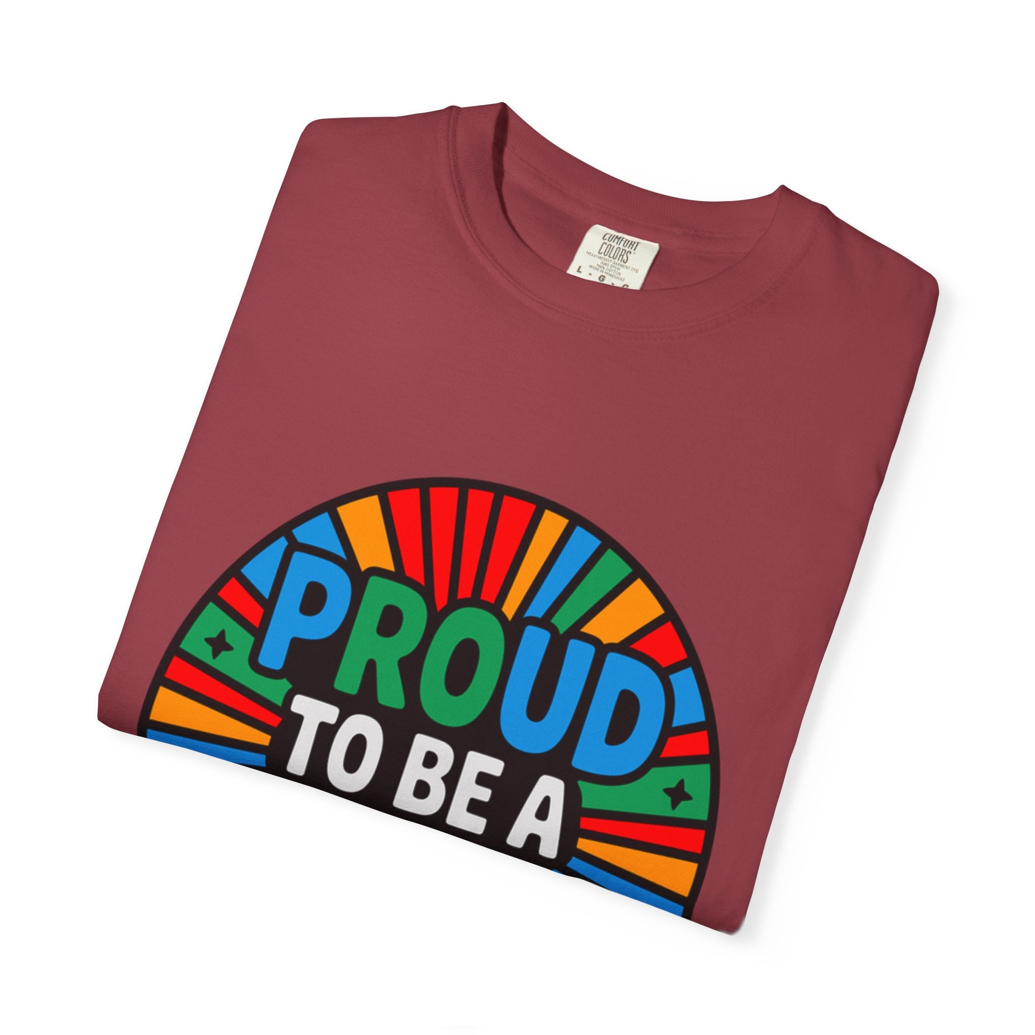 Proud to Be a Dad T-Shirt — Colorful Retro Pride Father's Day Tee