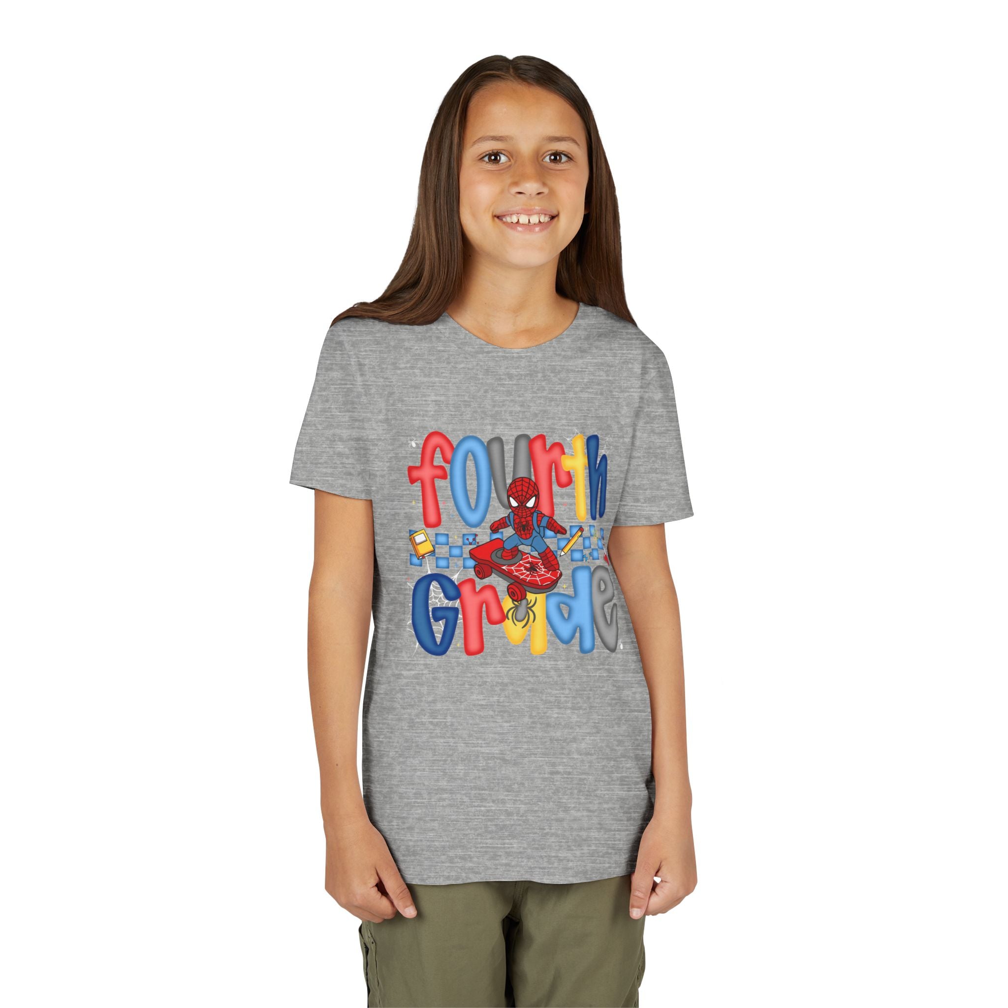 Fourth Grade Spider Hero Youth Tee