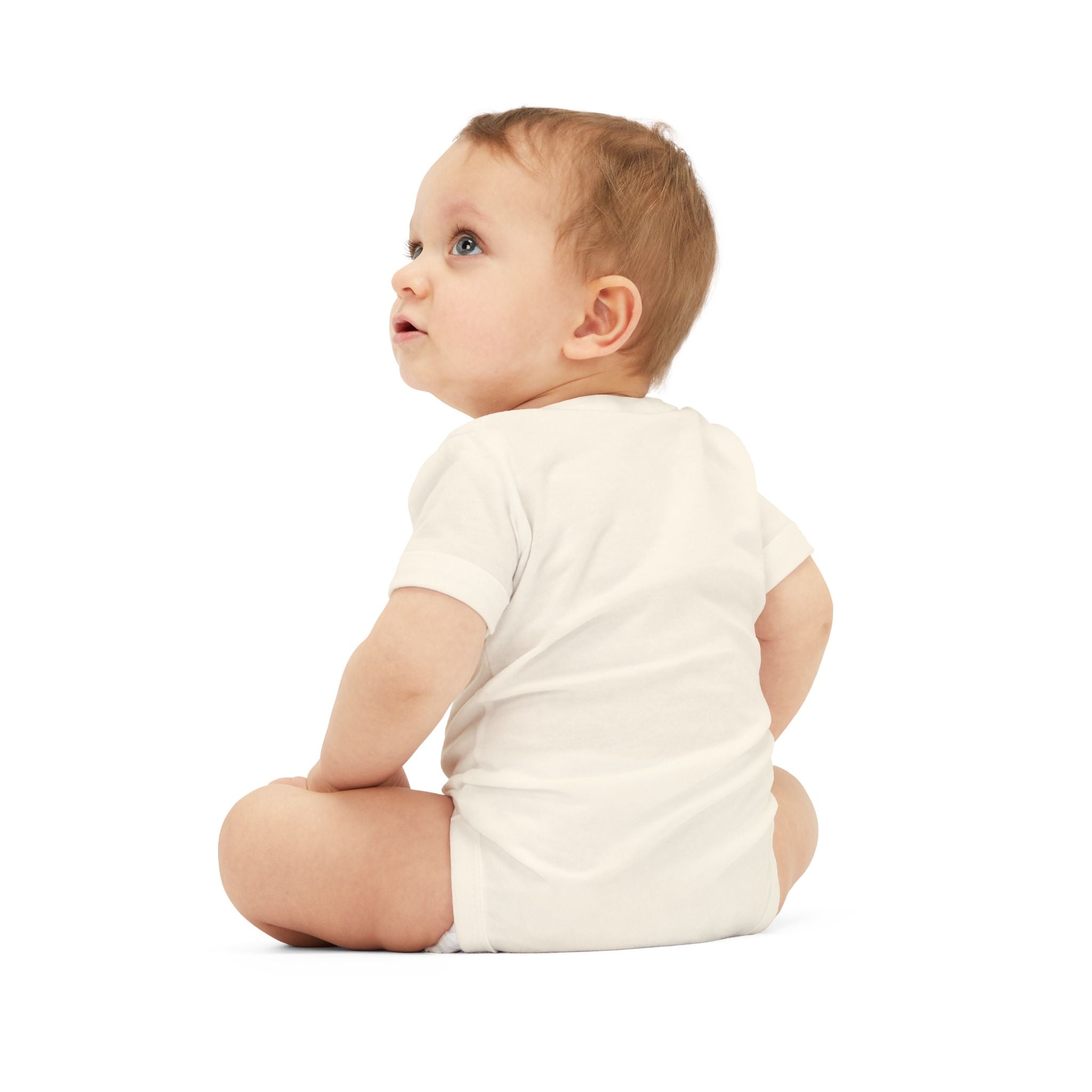 Infant Onesie - "LOVE" Patriotic Heart Baby Bodysuit