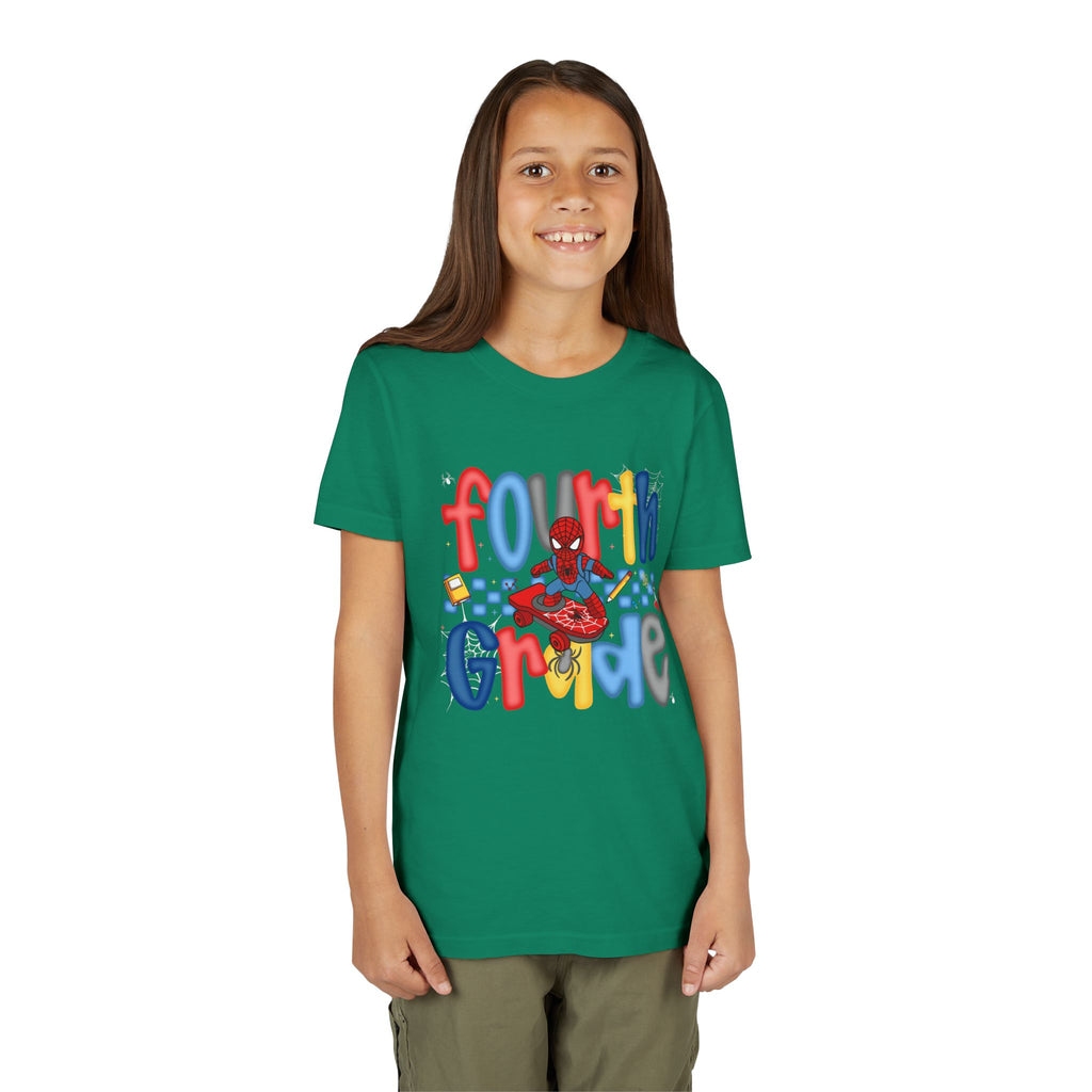 Fourth Grade Spider Hero Youth Tee