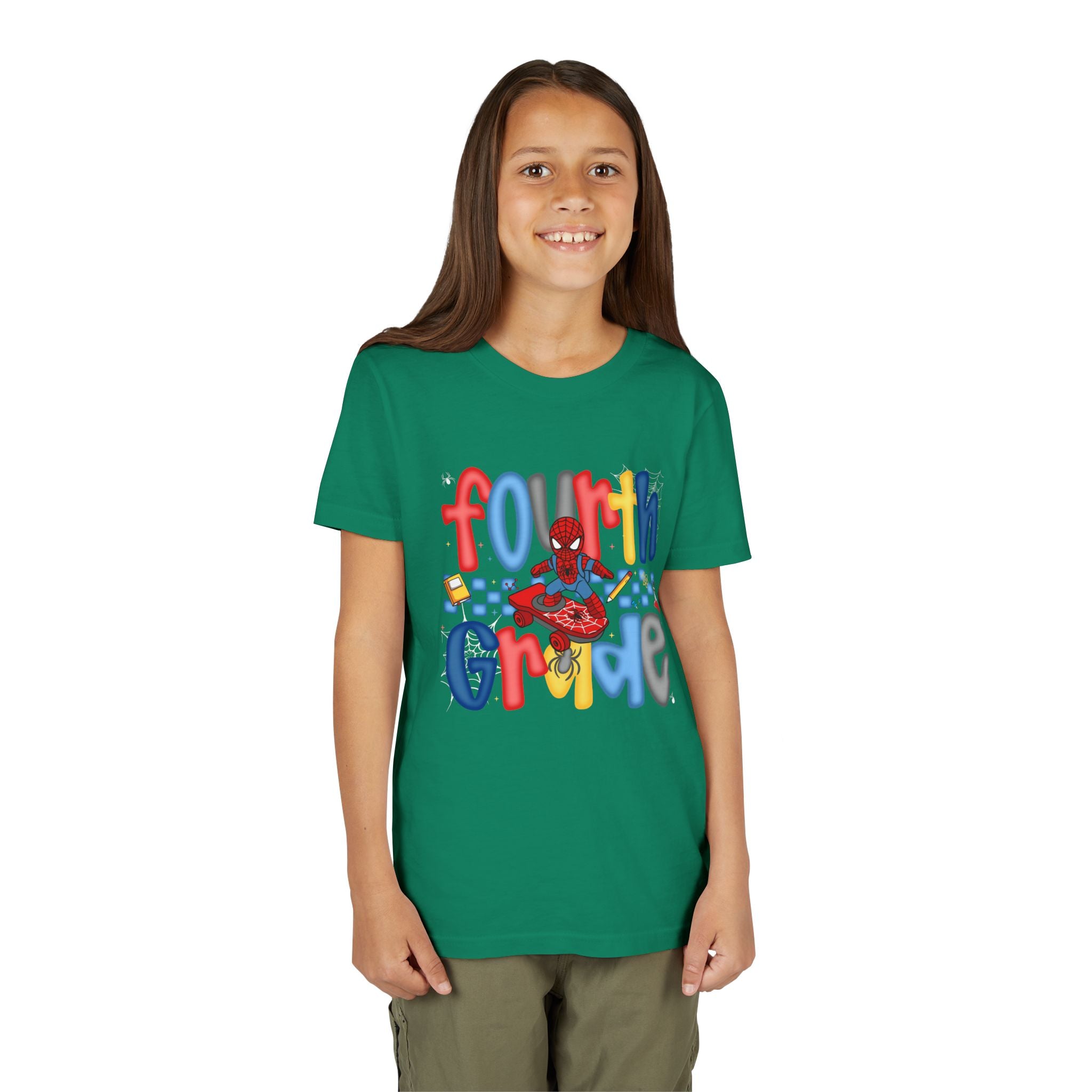 Fourth Grade Spider Hero Youth Tee