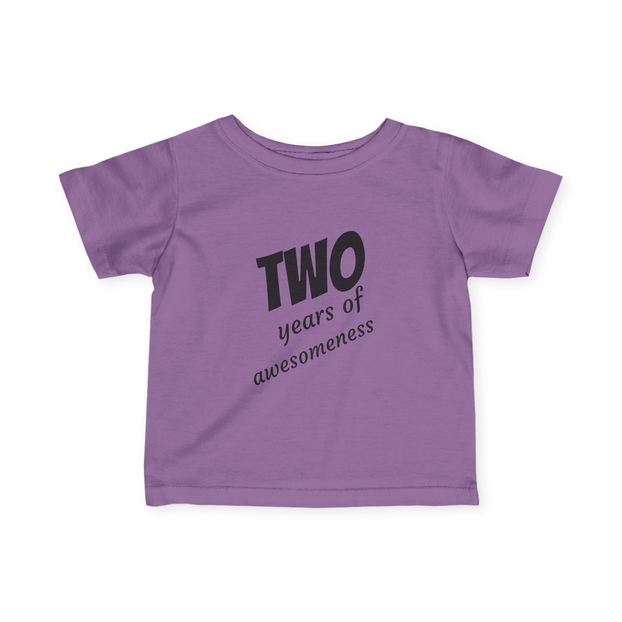 Toddler Tee "Two Years of Awesomeness" Birthday Shirt