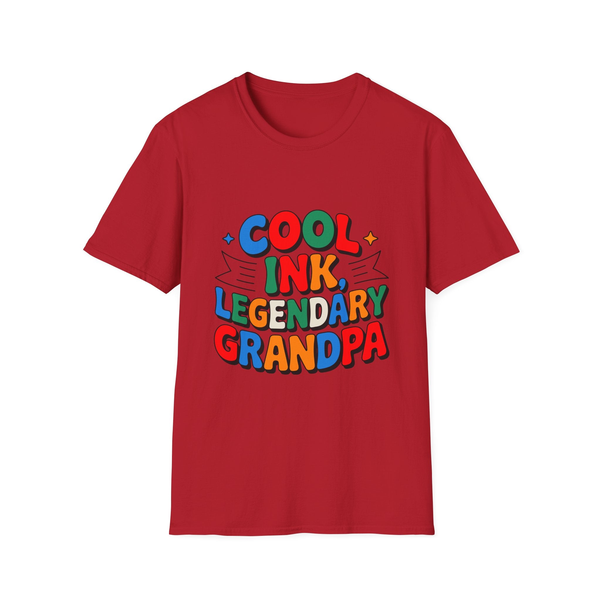 Legendary Grandpa T-Shirt – colorful cool ink for grandpa.