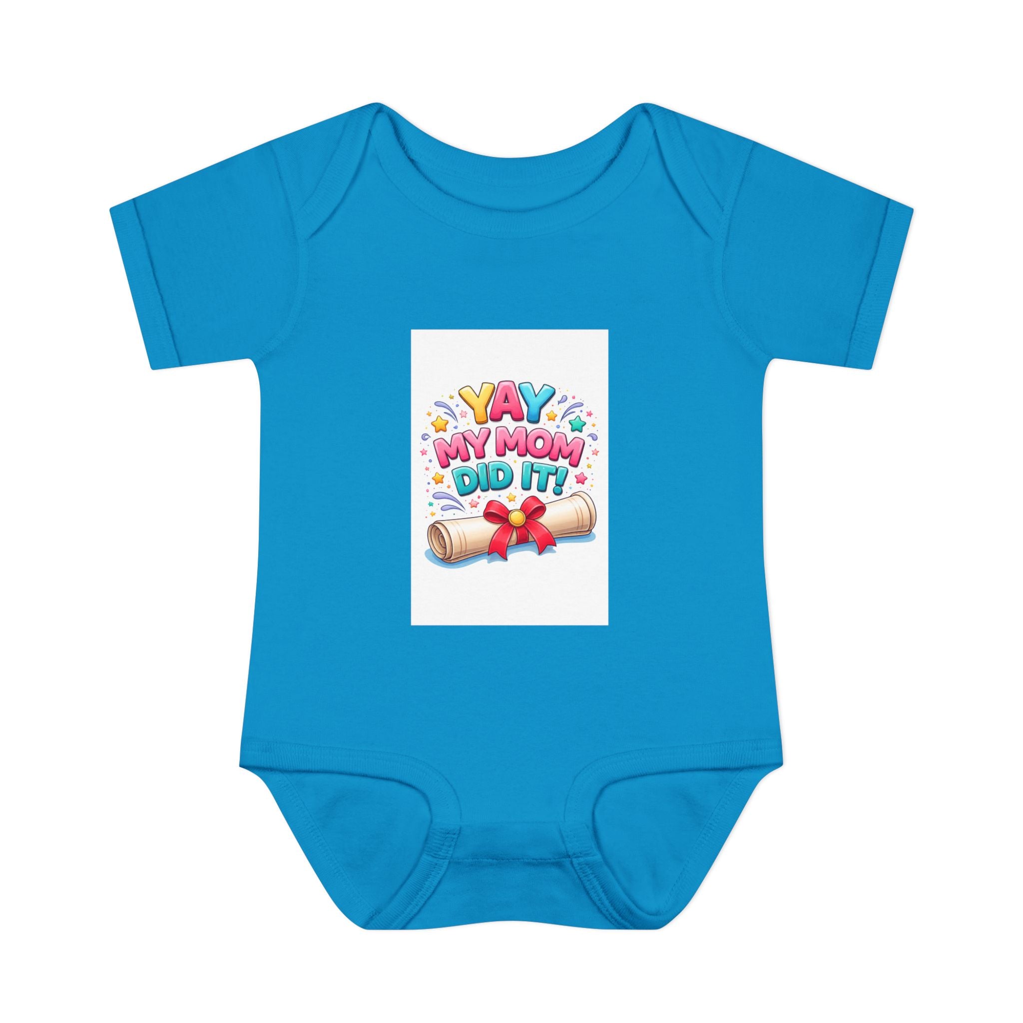 Graduation announcement baby onesie