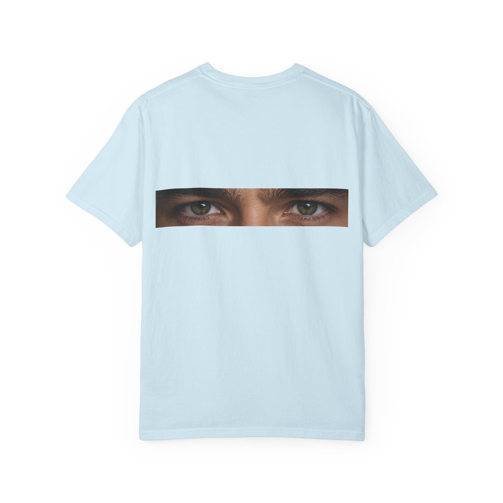 T-Shirt — "I'm Not Sleeping, I'm Just Resting My Eyes" Graphic Tee with Realistic Eyes Back Print