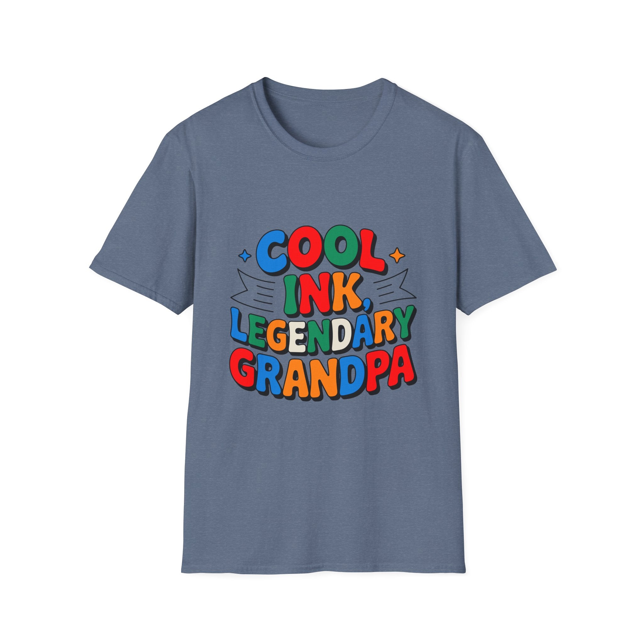 Legendary Grandpa T-Shirt – colorful cool ink for grandpa.