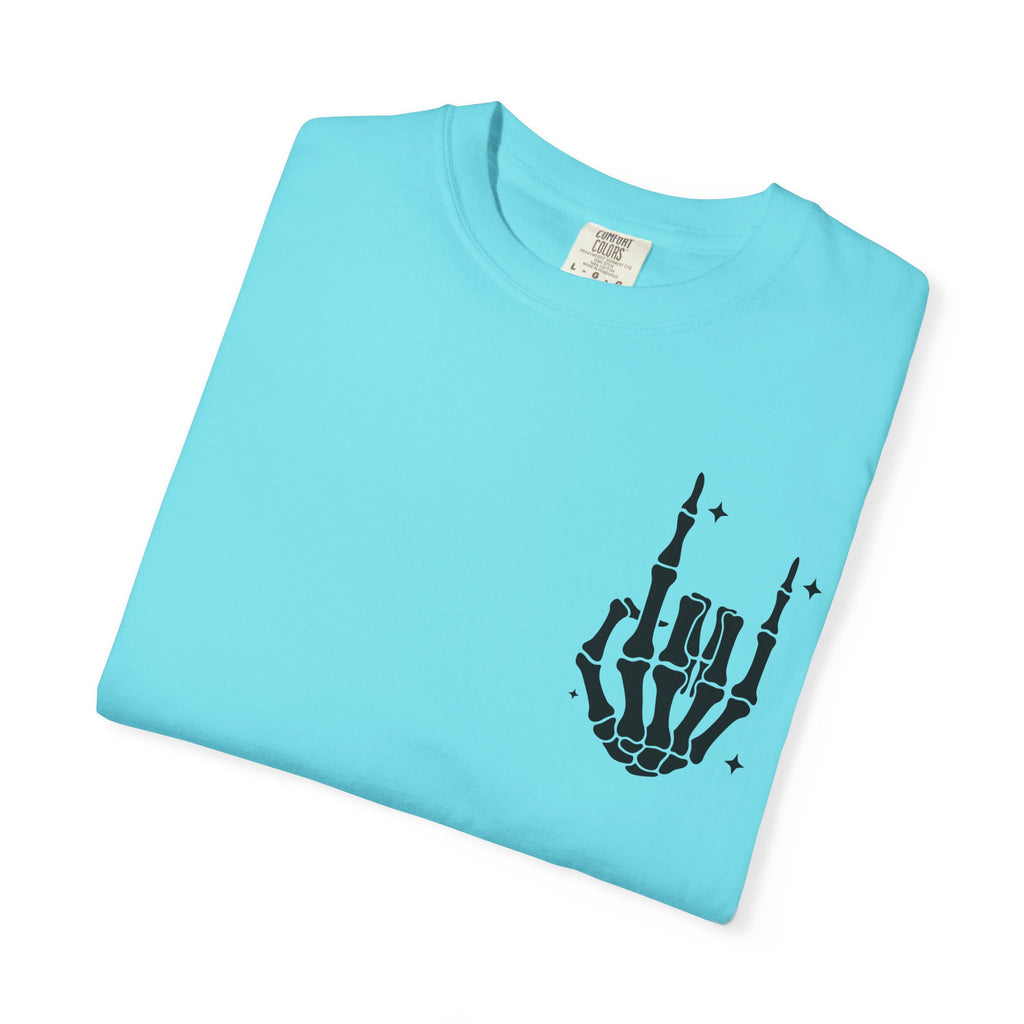 Fourth of July Skull T-Shirt — "Chill the Fourth Out" Patriotic Skeleton Tee