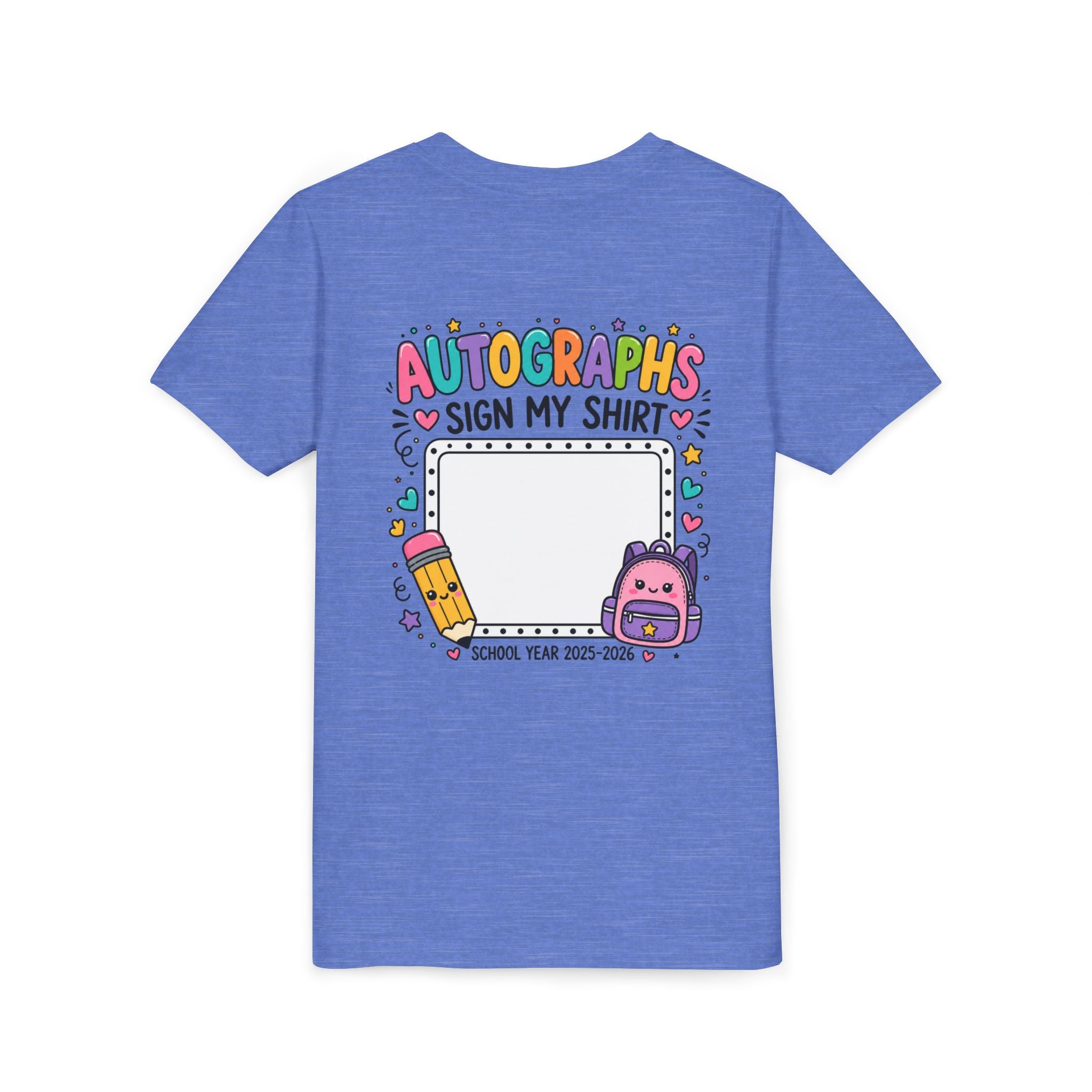 Autographs Sign My Shirt Back-to-School Keepsake