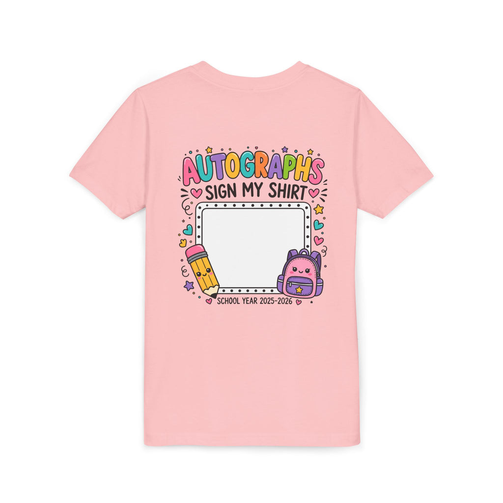 Autographs Sign My Shirt Back-to-School Keepsake