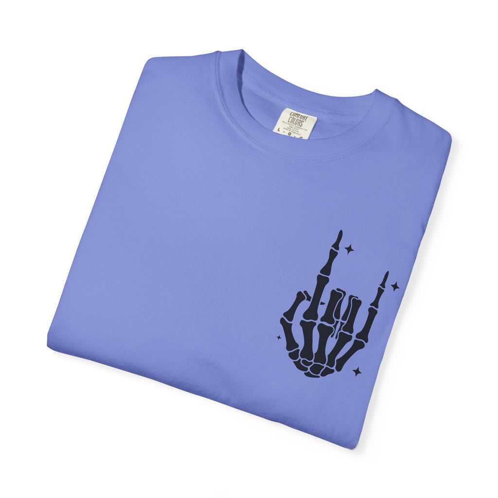 Fourth of July Skull T-Shirt — "Chill the Fourth Out" Patriotic Skeleton Tee