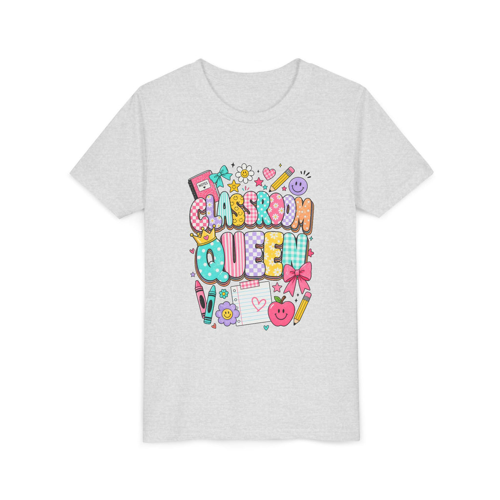 Classroom Queen Youth Tee — Cute School Teacher Kid Shirt