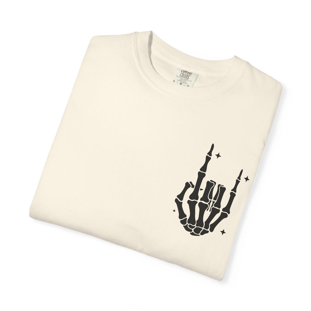 Fourth of July Skull T-Shirt — "Chill the Fourth Out" Patriotic Skeleton Tee