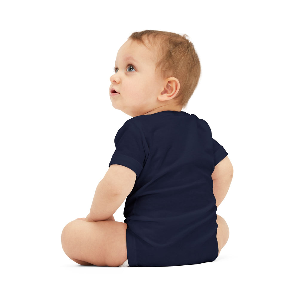Infant Onesie - "LOVE" Patriotic Heart Baby Bodysuit