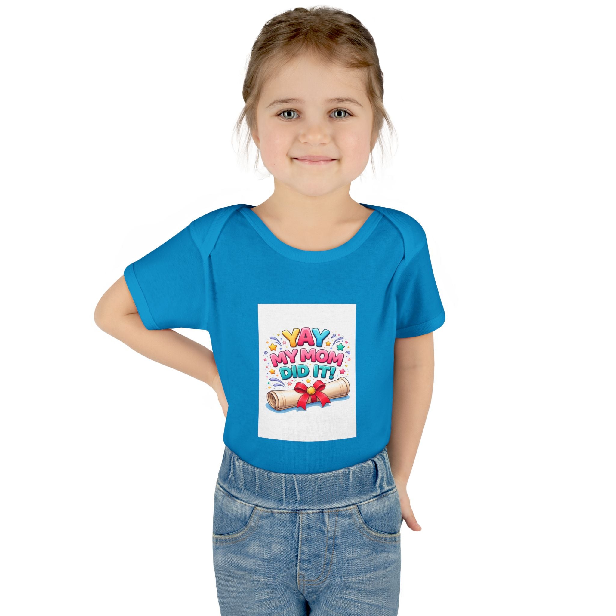 Graduation announcement baby onesie