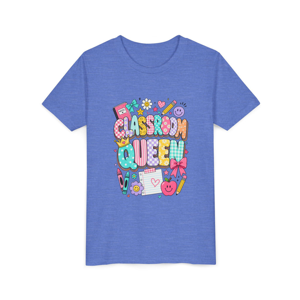 Classroom Queen Youth Tee — Cute School Teacher Kid Shirt