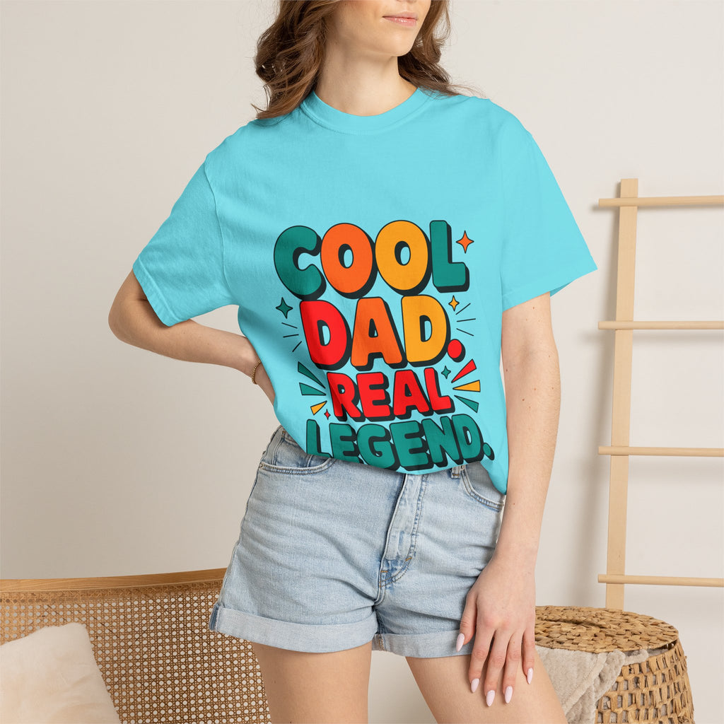 Cool Dad Real Legend T-Shirt — Father's Day Funny Retro Graphic Tee