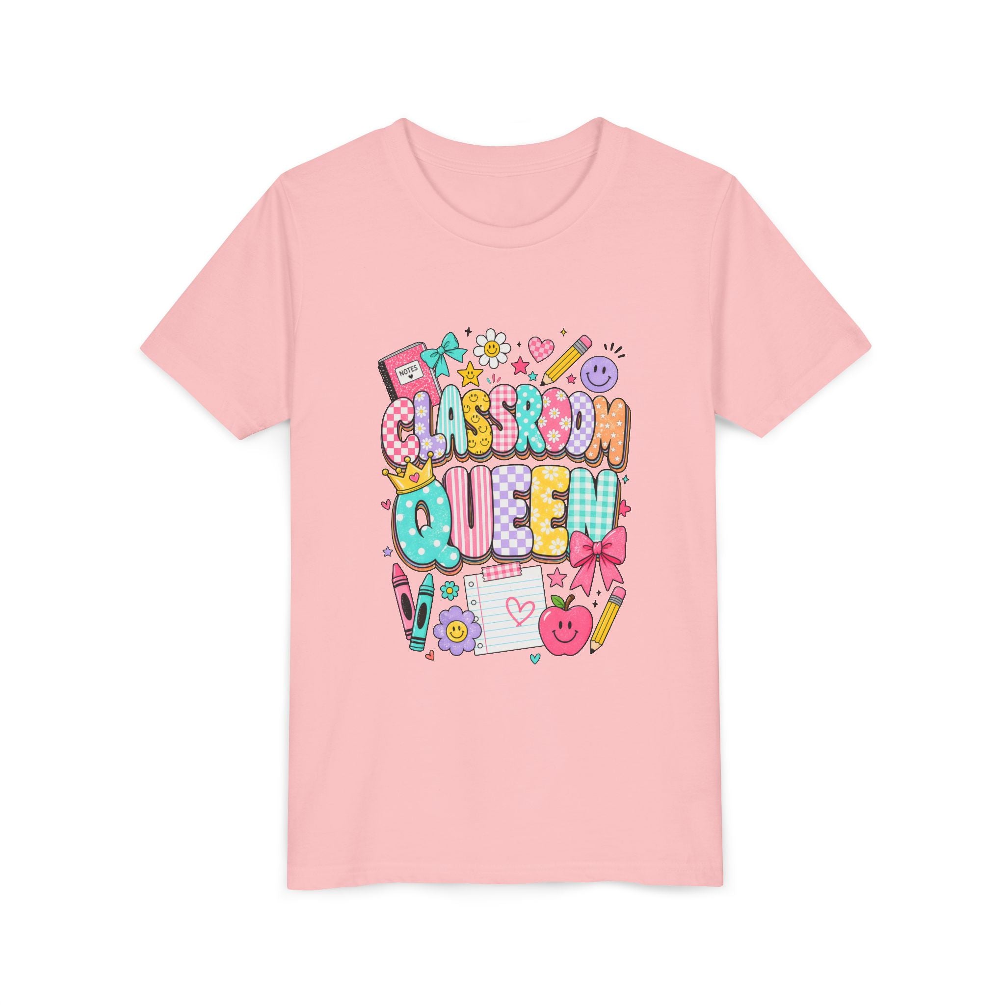 Classroom Queen Youth Tee — Cute School Teacher Kid Shirt