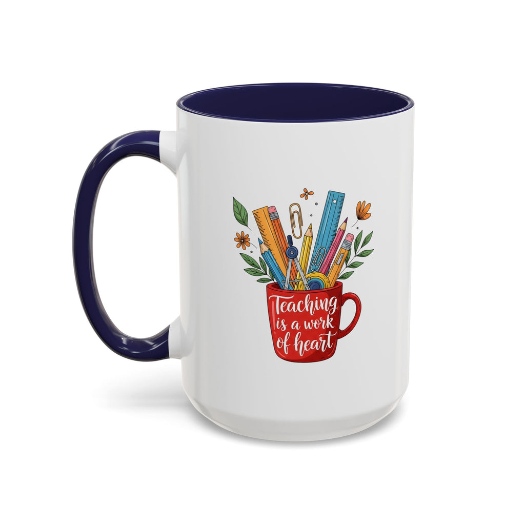 Floral Hello Mom Accent Coffee Mug (11/15 oz)
