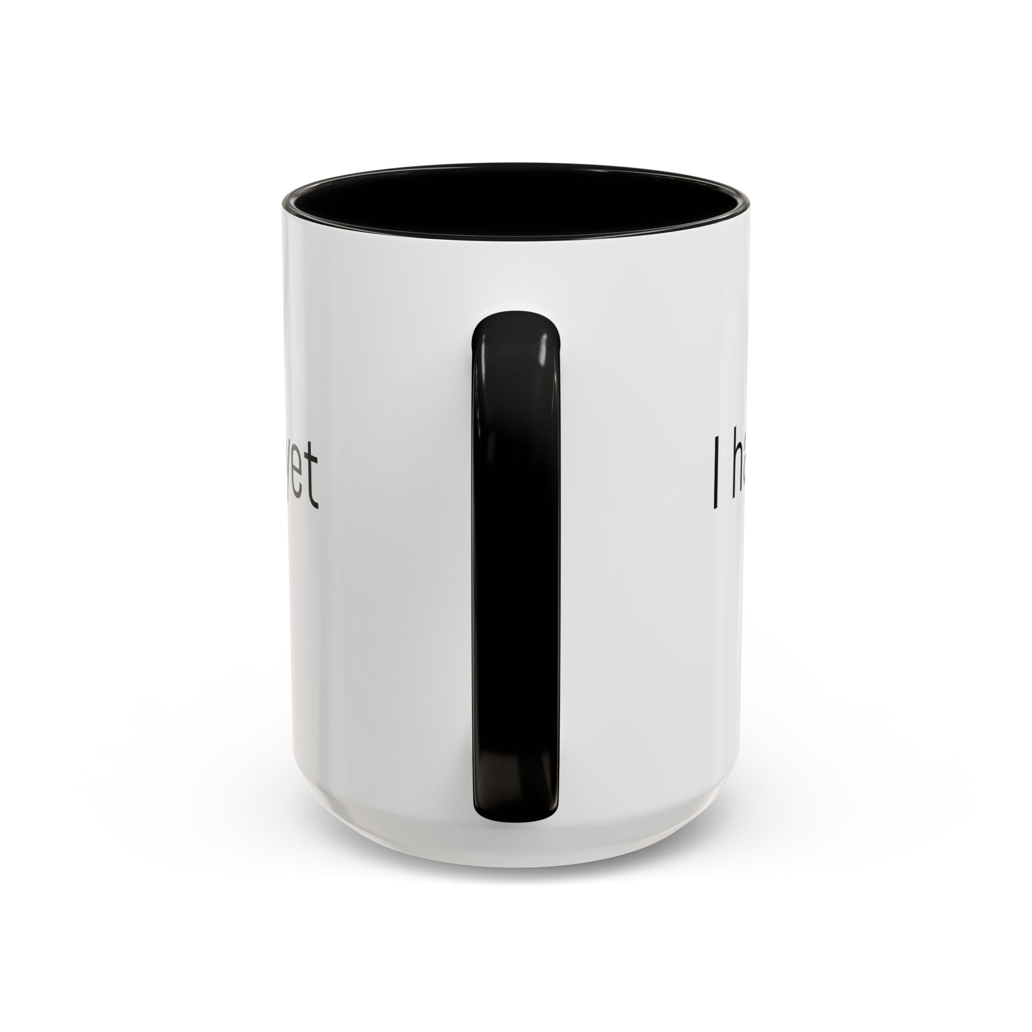 Coffee Mug — "I Haven't Had My Coffee Yet" Funny Emoji Middle Finger Accent Mug (11/15 oz)