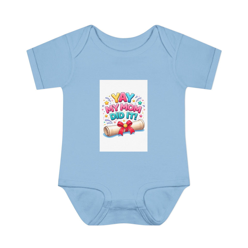 Graduation announcement baby onesie