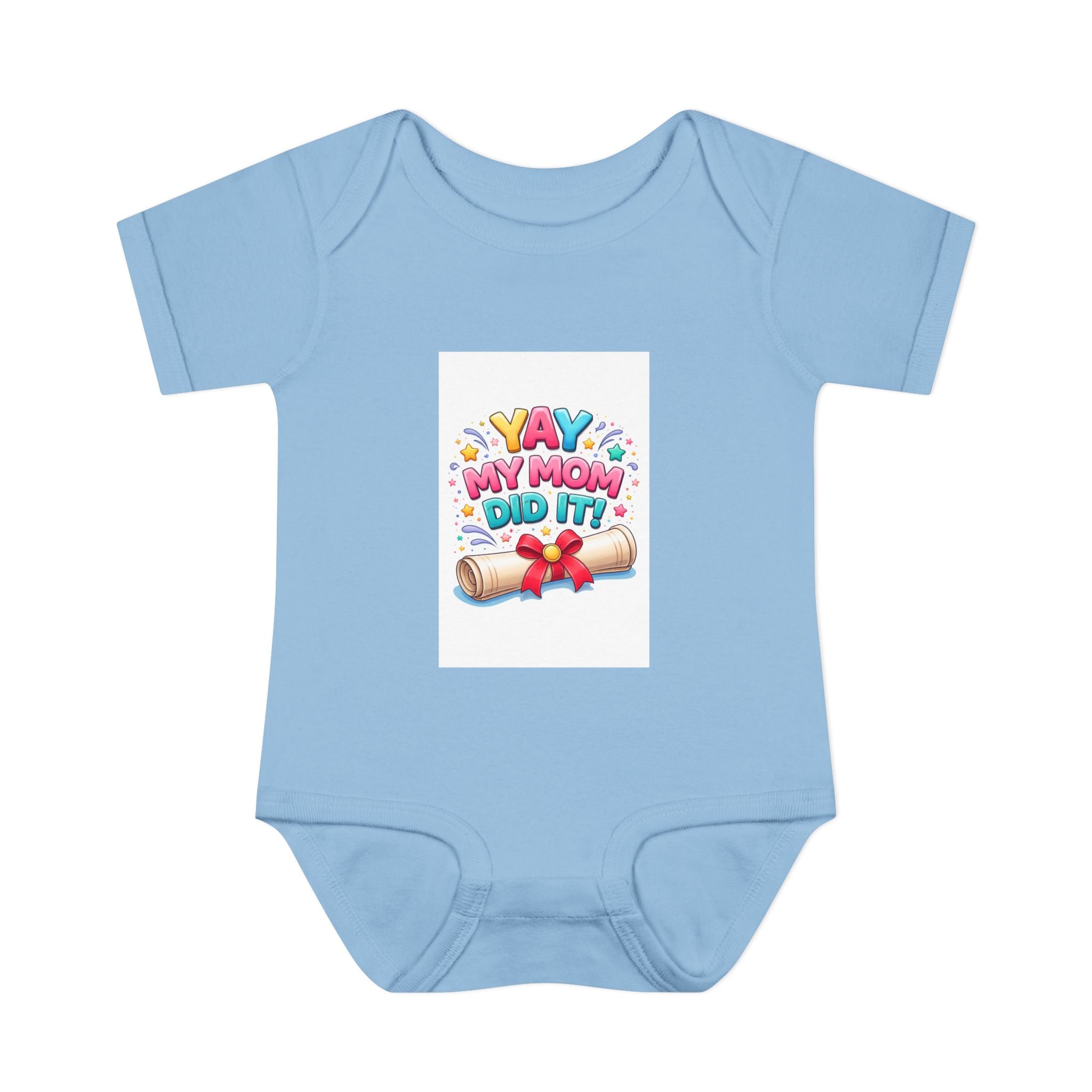 Graduation announcement baby onesie