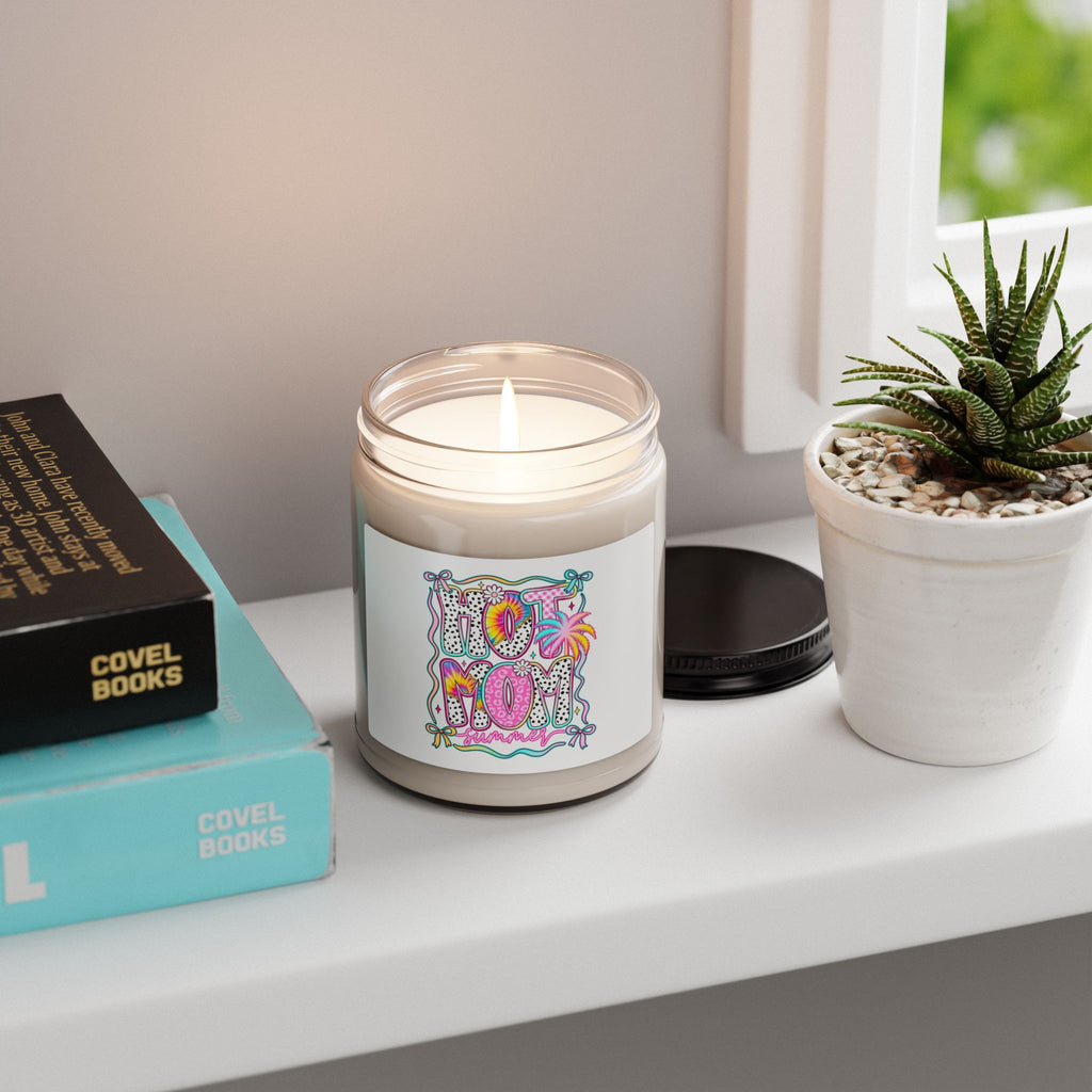 Soy Candle — 'Hot Mom' Tropical Scented 9oz Jar