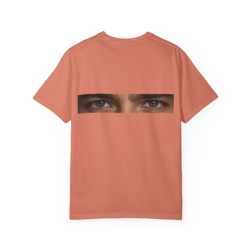 T-Shirt — "I'm Not Sleeping, I'm Just Resting My Eyes" Graphic Tee with Realistic Eyes Back Print