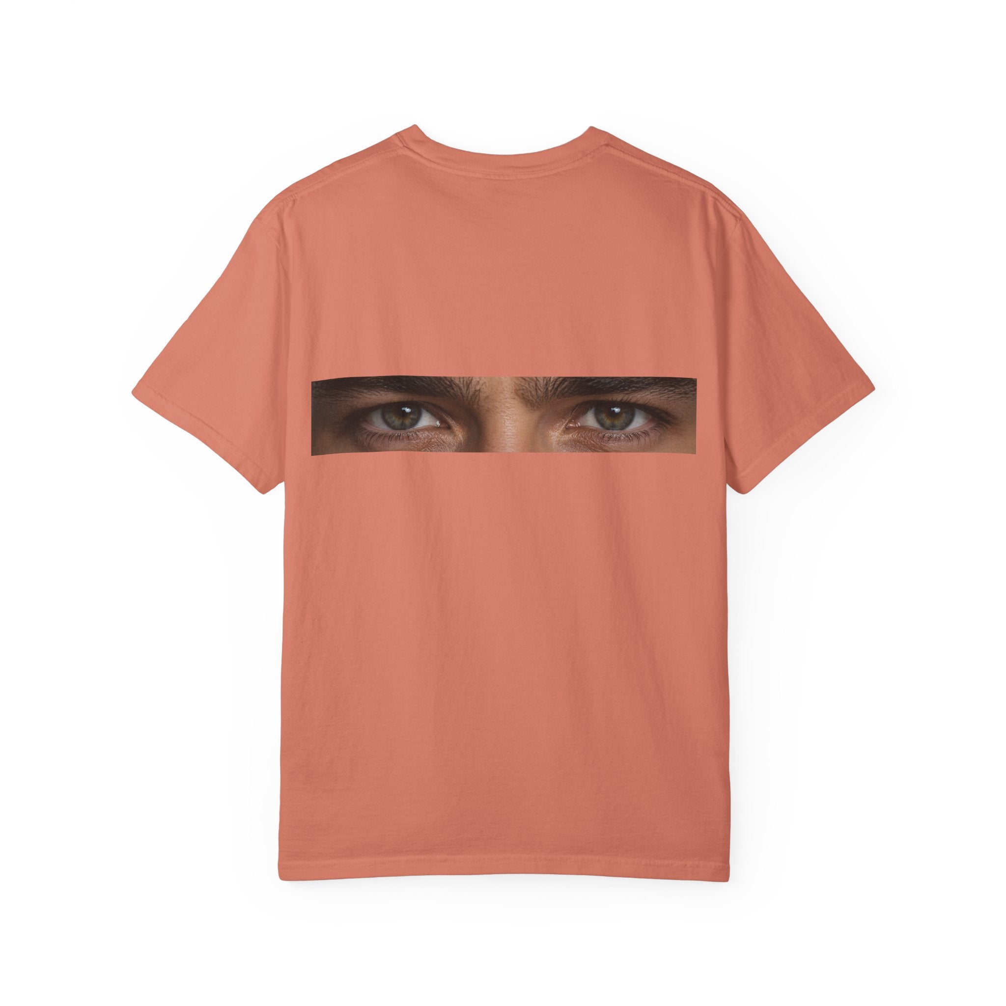 T-Shirt — "I'm Not Sleeping, I'm Just Resting My Eyes" Graphic Tee with Realistic Eyes Back Print