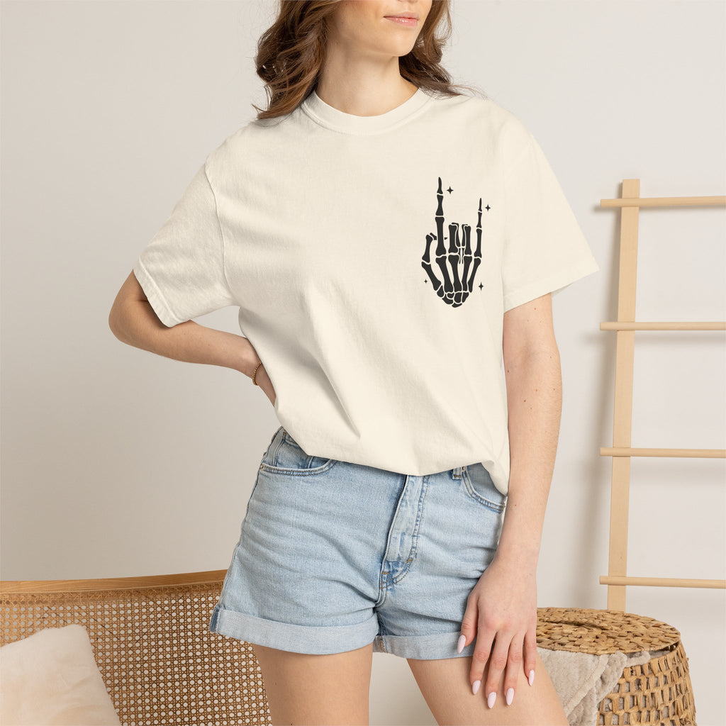 Fourth of July Skull T-Shirt — "Chill the Fourth Out" Patriotic Skeleton Tee